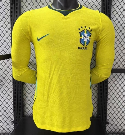 2026 Brazil home long sleeve player version
